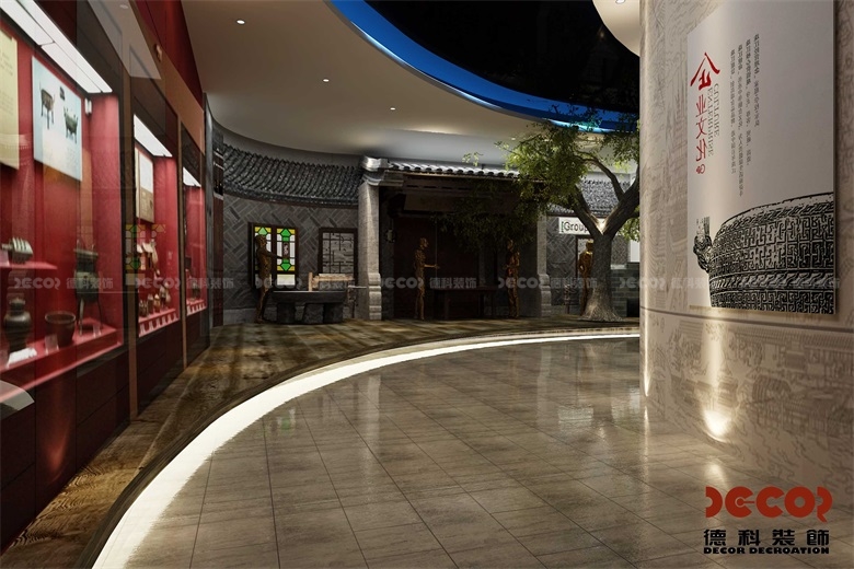 在企業(yè)展廳裝修中，如何合理利用空間布局？